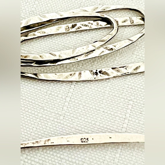 Sterling Silver~Long Earrings - Picture 3 of 7